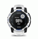 Instinct 3 – 45 mm, Solar Whitestone with Whitestone/Bolt Blue Band - 010-02934-03 - Garmin